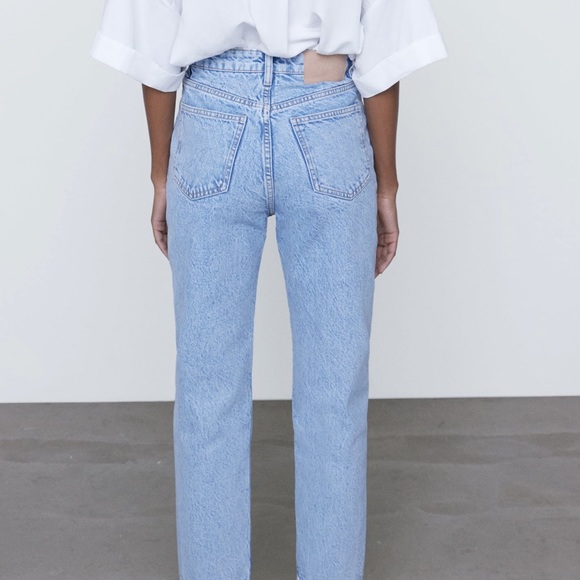 Zara Mom Jean - Light Blue - Picture 2 of 8